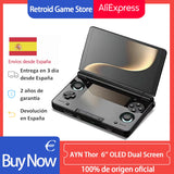 AYN Thor 6'' OLED Dual Screen Gaming Handheld Qualcomm Snapdragon CPU Android13 6000mAh Battery Hall Stick Game Console