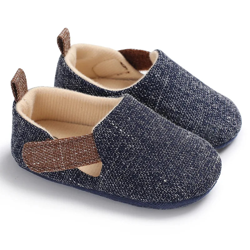 New Cotton Baby Shoes Soft Non-slip Rubber Sole Newborn Toddler Shoes First Walkers Cartoon Print Baby Boy Girl Shoes