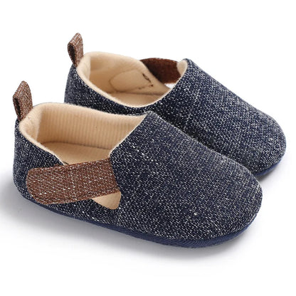 New Cotton Baby Shoes Soft Non-slip Rubber Sole Newborn Toddler Shoes First Walkers Cartoon Print Baby Boy Girl Shoes