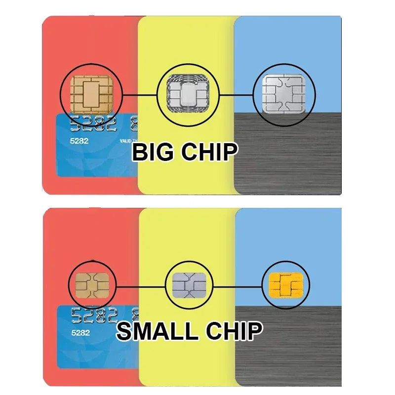 Fashion Matte Gold Silver Black Matte PVC Film Skin Sticker Tape for Bank Credit Debit Card Front Side