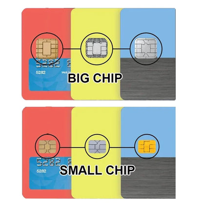 Fashion Matte Gold Silver Black Matte PVC Film Skin Sticker Tape for Bank Credit Debit Card Front Side