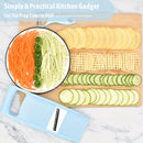 5 in 1 Multi-Functional Vegetable Chopper Onion Chopper Food Chopper Kitchen Mandoline Slicer Veggie Dicer Cutter