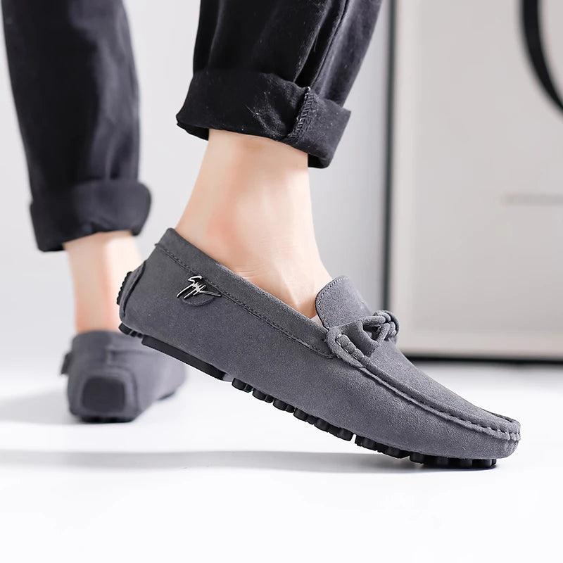 British Style Fashionable Red High-End Banquet Dress Shoes Men's Commuting Driving Work Loafer for Men's Anti-Slip Shoes