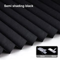 Self-Adhesive Pleated Blind High Shading Non-Woven Window Shade Bathroom Kitchen Balcony Zebra Blackout Curtain