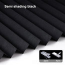 Self-Adhesive Pleated Blind High Shading Non-Woven Window Shade Bathroom Kitchen Balcony Zebra Blackout Curtain