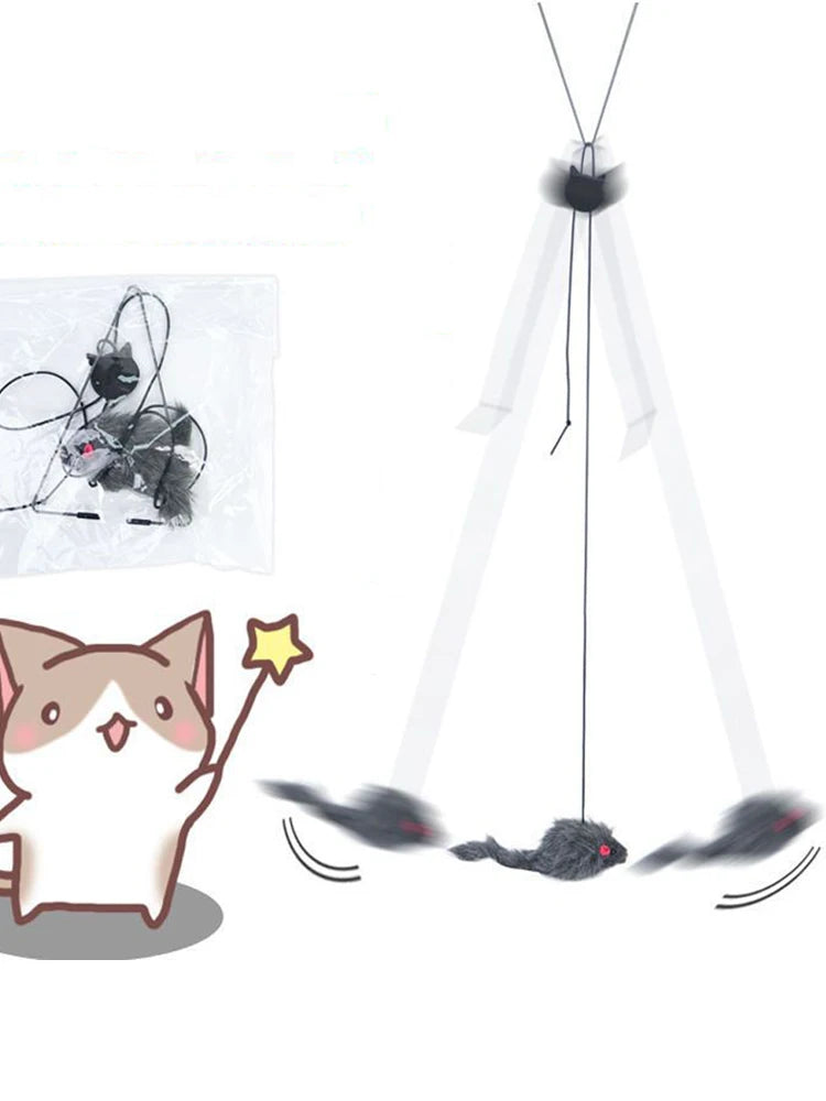 New Door Hanging Cat Toy Stress Reliever Living Hanging Toy for Living Room Hanging Kitten