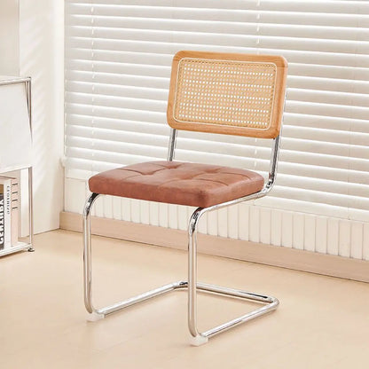 Mid-Century Modern Dining Chairs with Metal Frame, Multiple Styles Leisure chair for Kitchen, Living Room, Office , Muebles