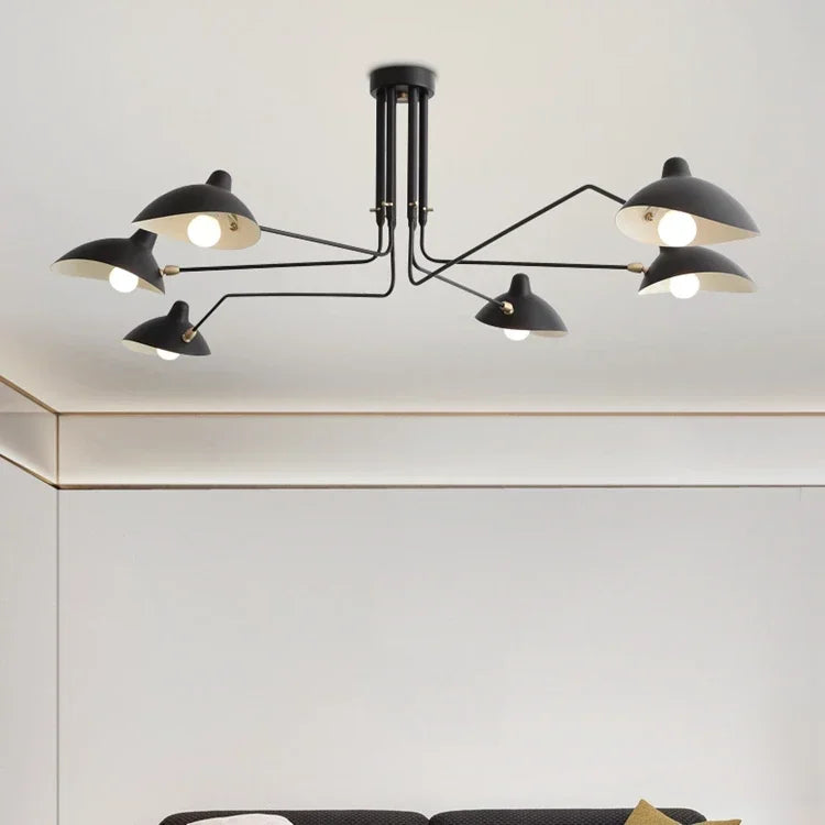 Modern Creative Spider Grabbing Pendant Light Personalized and Simple Living Room LED Ceiling Lamp Bedroom and Study Light