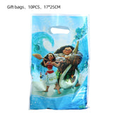 Disney-Moana Birthday Party Decorations, Balloons, Disposable Tableware, Cup, Plate, Baby Shower Toys, Celebration Supplies 