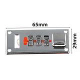 Combination Password Lock Luggage Lock Suitcase Lock Anti-Theft Code Lock Iron Home Hardware Accessory
