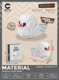 Parrot Micro Building Blocks Bird Cockatiel Budgerigar DIY Assembled Pigeon Macaw 3D Model Mini Brick Figures Toys For Kids