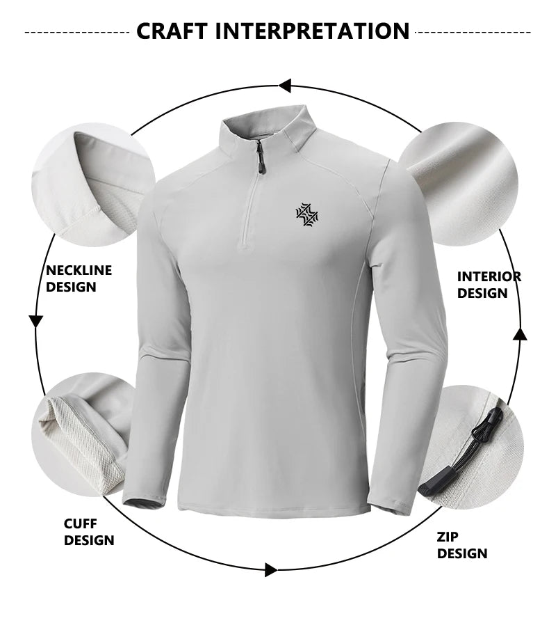 Camiseta SBWL de manga larga para hombre, de alta calidad, para ciclismo, senderismo, deportes al aire libre, ocio, velocidad, secado rápido, running, fitness, ropa deportiva, Tops