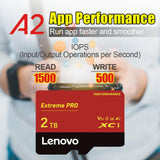 Lenovo High Speed Mini SD Memory Card 2TB 1TB Class 10 Micro TF Flash Usb Pen Drive Card 1TB 512GB 256TB 128TB For Smartphone
