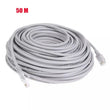 Cabo Ethernet com caixa LAN vermelha, Patch Cord, Cat5e RJ45, 1m, 5m, 10m, 15m, 20m, 30m, 50m