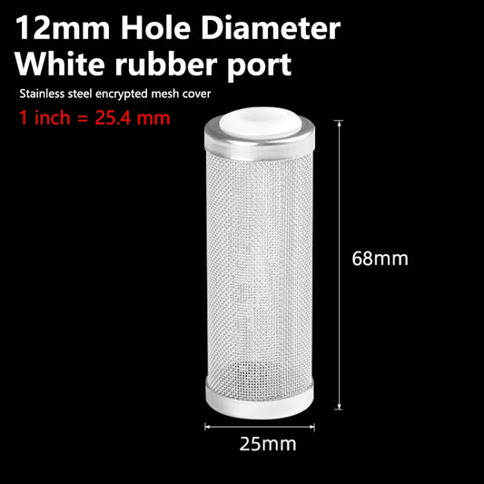 12/16mm Aquarium Inflow Inlet Filter Stainless Steel Mesh Net Guard Fish Tank Filter Accessories Intake Strainer Pre-filter Cover