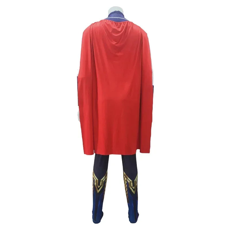 Adult Fantasia Halloween Thor Love and Thunder Anime Costume Birthday Party Superhero Cape Suit Jumpsuit Clothes Set
