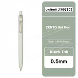 uniball ZENTO Standard 0.38/0.5mm Gel Pens,Water-Based Smooth Writing Roller Ball Pens Fit for a variety of occasions Stationery