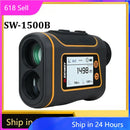 SNDWAY Telescope Laser Range Finder Digital Distance Meter Hunting Monocular Golf Rangefinder LCD Display Roulette Tape Measure