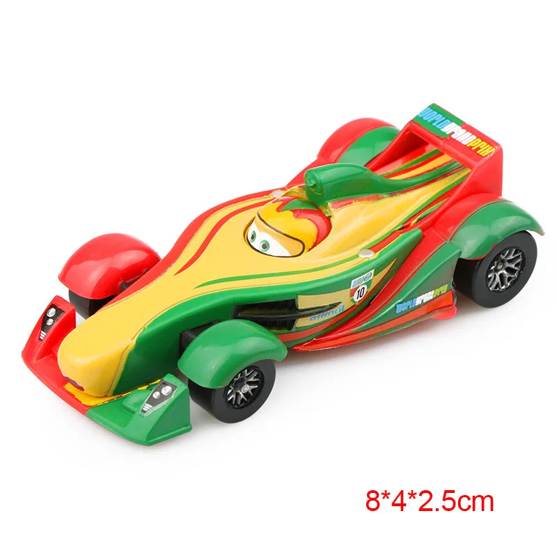 Disney Pixar Cars 3 2 Metal Diecast Car Toy Lightning McQueen Queen of England Fritter Miss For Kids Boy Birthday Toy Car Gifts