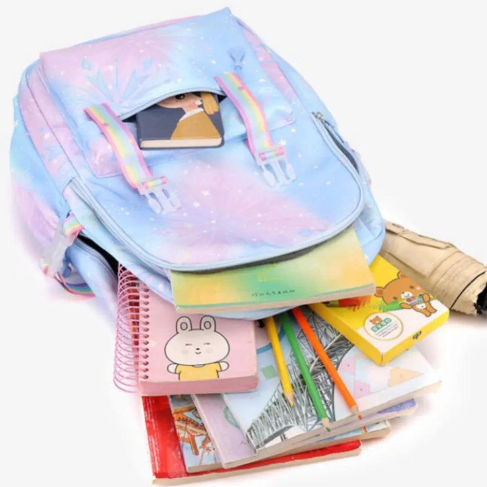New Barbie Boy Girl Kids School Book Bags Women Bagpack Teenagers Schoolbags Canvas Travel Laptop Backpack