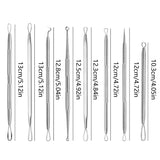 Stainless Steel Blackhead Comedone Acne Blemish Extractor Remover Face Skin Care Pore Cleaner Needles Remove Tools