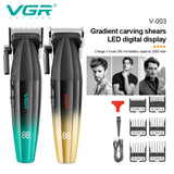 VGR Hair Clipper Professional Hair Trimmer Electric Clippers Cordless Hair Cutting Machine 9000RPM Trimmer Clipper for Men V-003