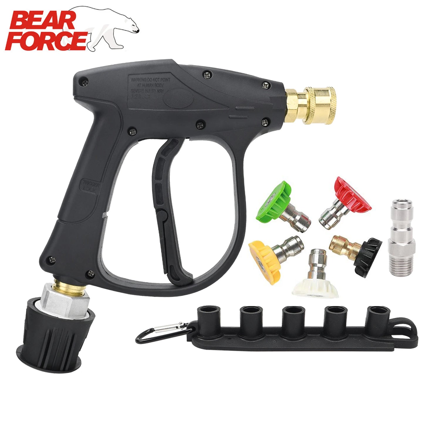 Pistola de agua para hidrolavadora para limpieza de automóviles Conector de manguera para Karcher Nilfisk Parkside Bocsh Boquillas de conexión rápida