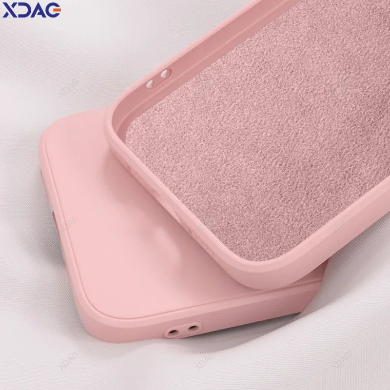 Original Soft Case for Xiaomi Redmi Note13 Note 13 Pro Plus Pro+ 13Pro+ 5G Shockproof Full Protective Liquid Silicone Back Cover