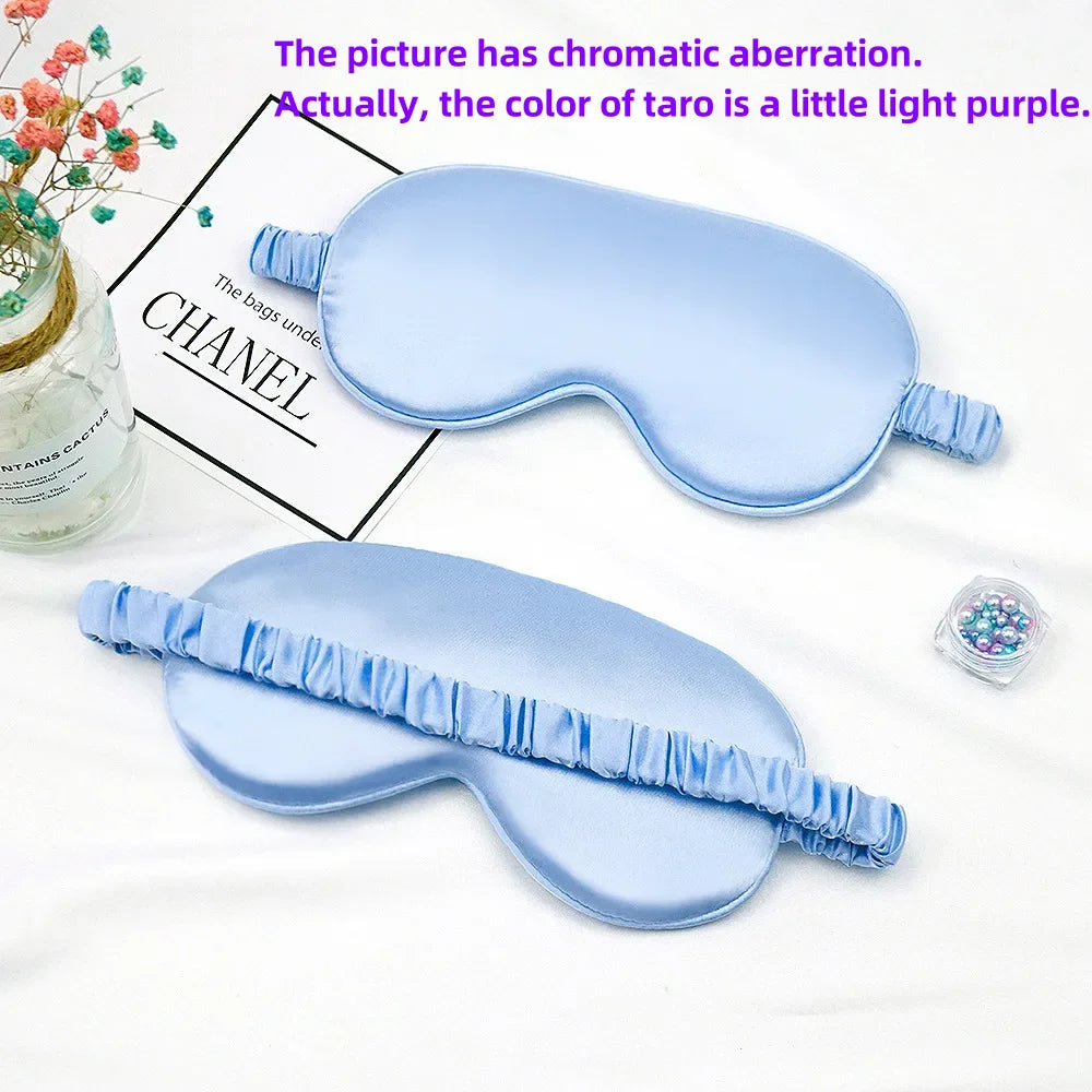Imitated Silk Eye Patch Shading Sleep Eye Mask Eyepatch Travel Relax Cover Eyeshade Health Sleeping Shield Eye Care Tools