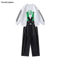 Boys Hip Hop Loose Overalls Girls K-pop Cargo Pants Kids Dungaree Joggers Children Jumpsuit Street Dance Romper Teen Streetwear