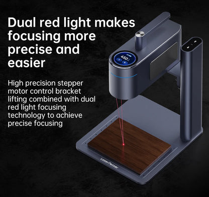 LASERPECKER 4 LP4 Laser Engraving Machine for All Material Dual Light Laser Engraver Portable for Metal Wood Plastic Carving