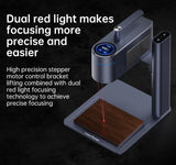 LASERPECKER 4 LP4 Laser Engraving Machine for All Materials Dual Light Laser Engraver Portable for Metal Wood Plastic Carving