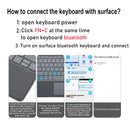 Trackpad Keyboard for Microsoft Surface Pro 3 4 5 6 7 8 9 X Backlit Russian Spanish Arabic Portuguese French Hebrew Keyboard