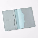 Women Men Card Passport Cover Case Flight Ticket Clip Passport Wallet PU Leather Solid Color Id Holder Passport Holder Purses