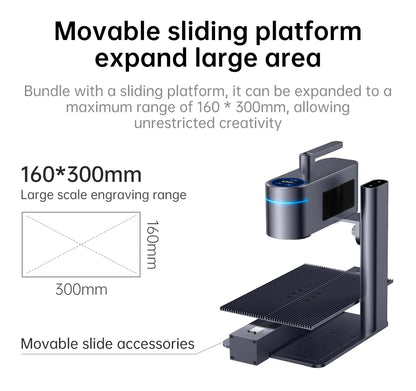 LASERPECKER 4 LP4 Laser Engraving Machine for All Material Dual Light Laser Engraver Portable for Metal Wood Plastic Carving