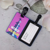 New PVC Soft Glue Airplane Luggage Tag Card Cover Name Labels Suitcase ID Address Hang Tag Boarding Pass Labels Travel Access