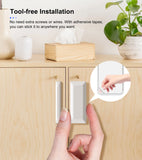 GIRIER Smart Door and Window Sensor ZigBee 3.0 Wireless Contact Detector for Smart Home Security Works with Home Assistant MQTT