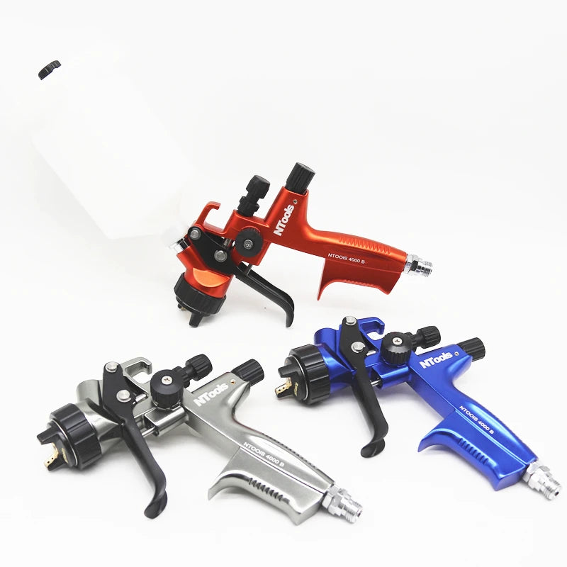1.3/1.4mm Spray Gun 4000B HVLP Paint Spray Gun Air Paint Spray Guns Airbrush For Painting Car Aerograph Repair Spray Gun