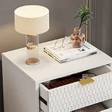 Tribesigns Modern Nightstand, 25.8" Tall Bedside Table with 3 Drawers, Contemporary End Side Table with Storage for Bedroom