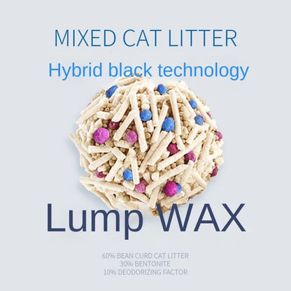 Desodorante para arena de gatos, sin polvo, con bentonita, productos de limpieza para gatos.