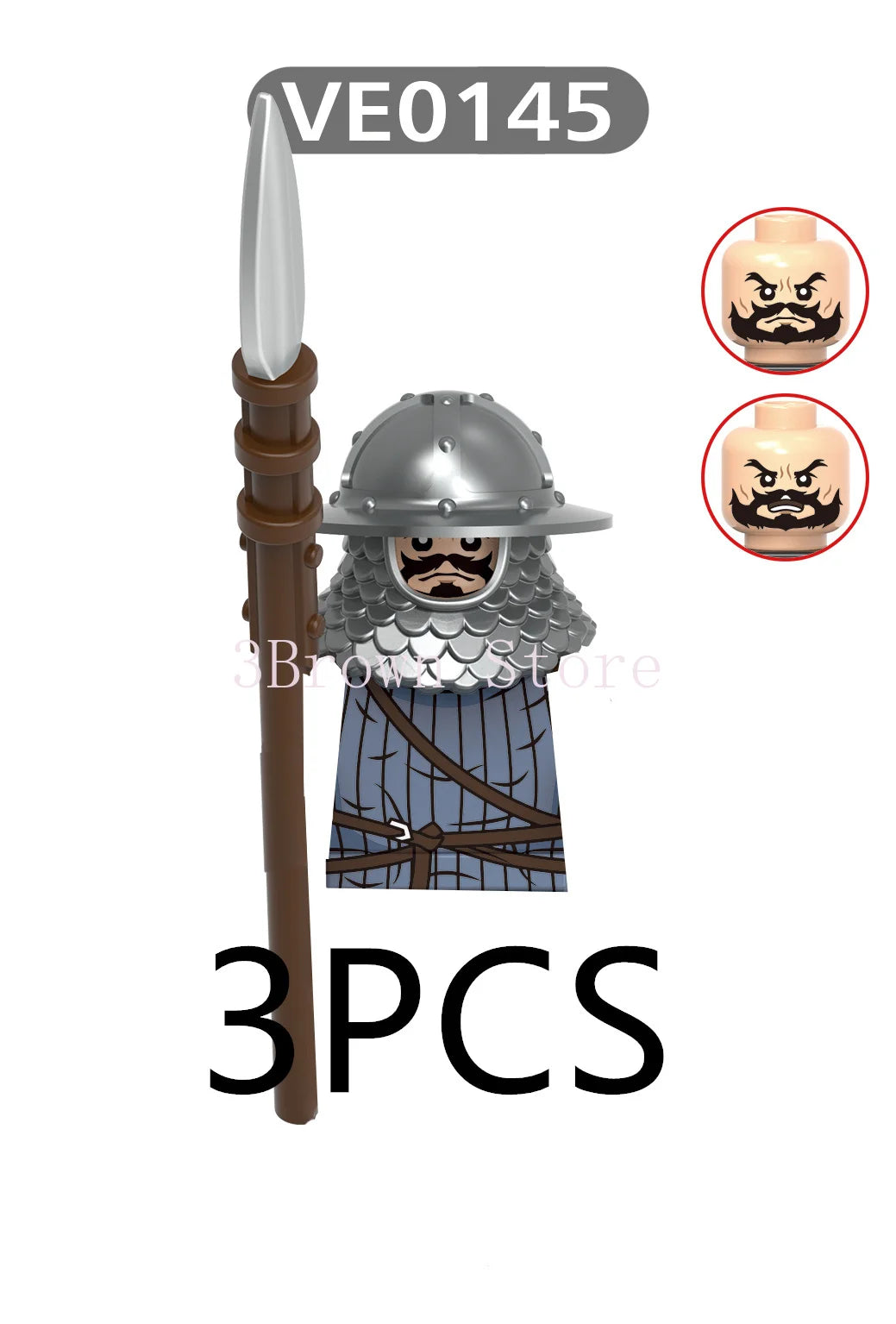 MOC Medieval Building Blocks Castle Knight Western Cowboy Historical Army Cavalry Horse Soldier Gun Kid Toy Gift Brick DIY S040