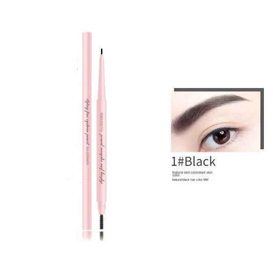 1Pc Ultra Fine Double-Ended Eyebrow Pencil Waterproof Sweat-proof Long Lasting Professional Eye Makeup for Women Wholesale 1.5mm