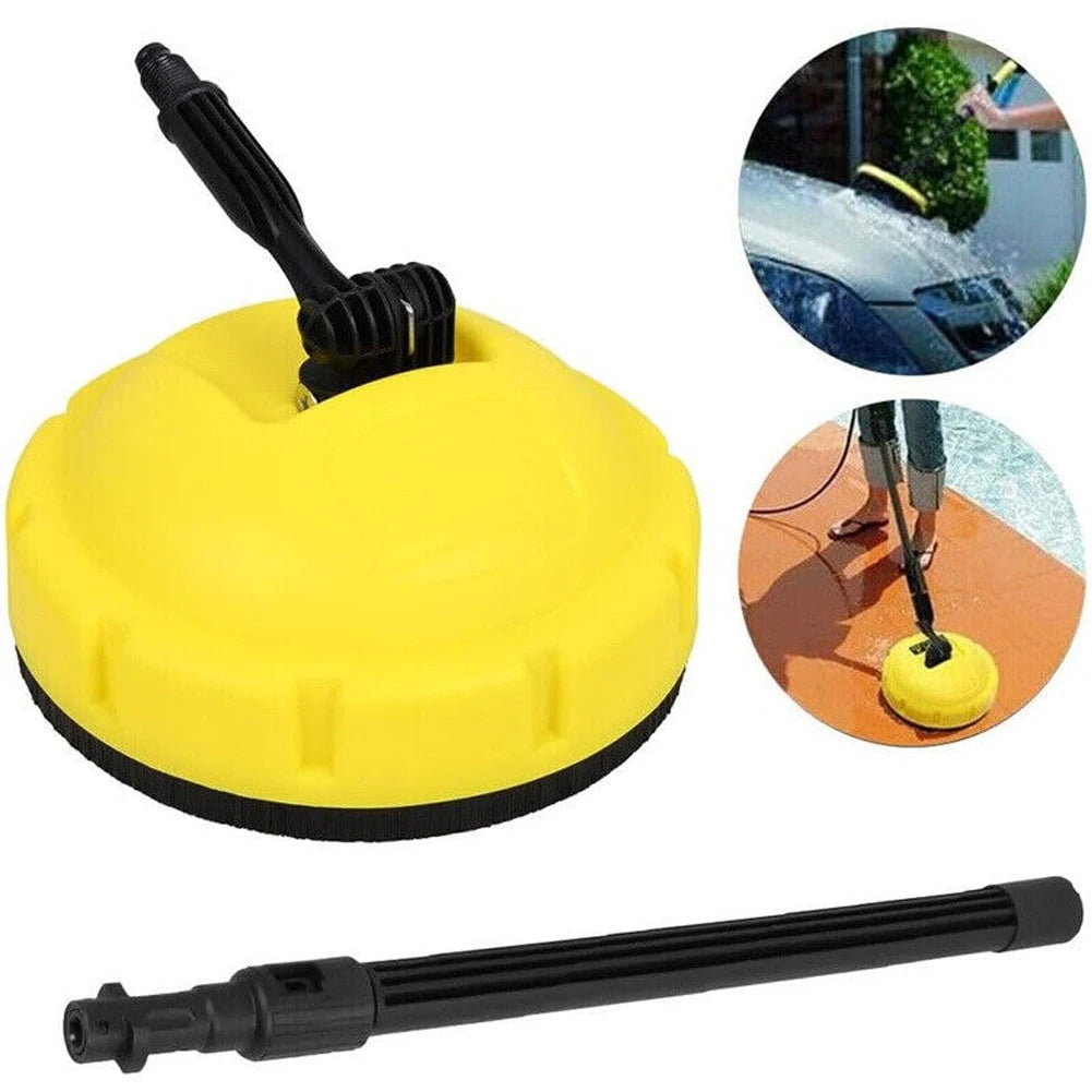 Long Handle Pressure Washer Rotary Brush High Pressure Washer Rotary Brush Adapter Deck Wall Patio Cleaner for Karcher K1-K7