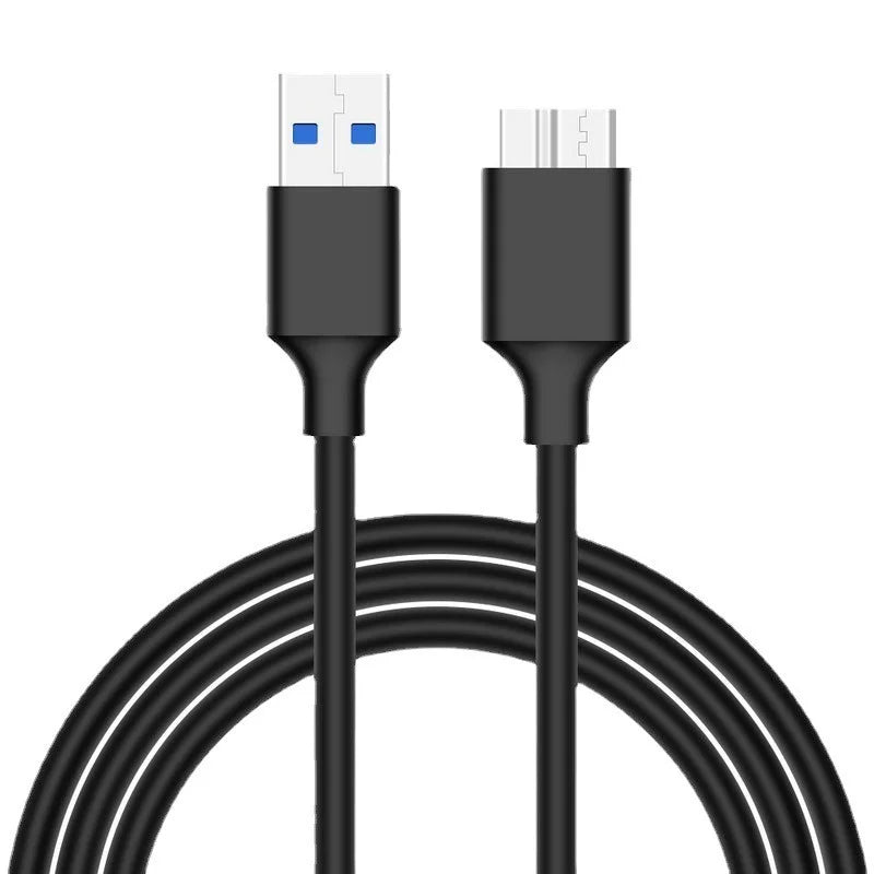 0.2/0.3/0.5/1/1.5M Black USB 3.0 Hard Drive Cable USB 3.0AM to Micro B Portable Hard Drive Case Data Cable