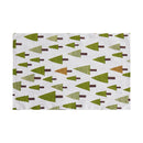 4 Pcs/Set Simple Tableware Mat Rectangle Individual Placemats Heat Insulation Dining Table Mat Table Decoration And Accessories