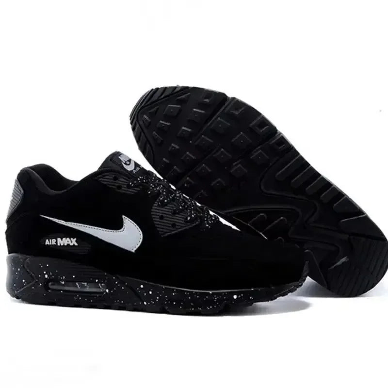 Nike AIR MAX 90 Classic - Zapatillas deportivas para hombre y mujer, color blanco, negro, azul y rojo, cómodas, para exteriores, talla 36-46