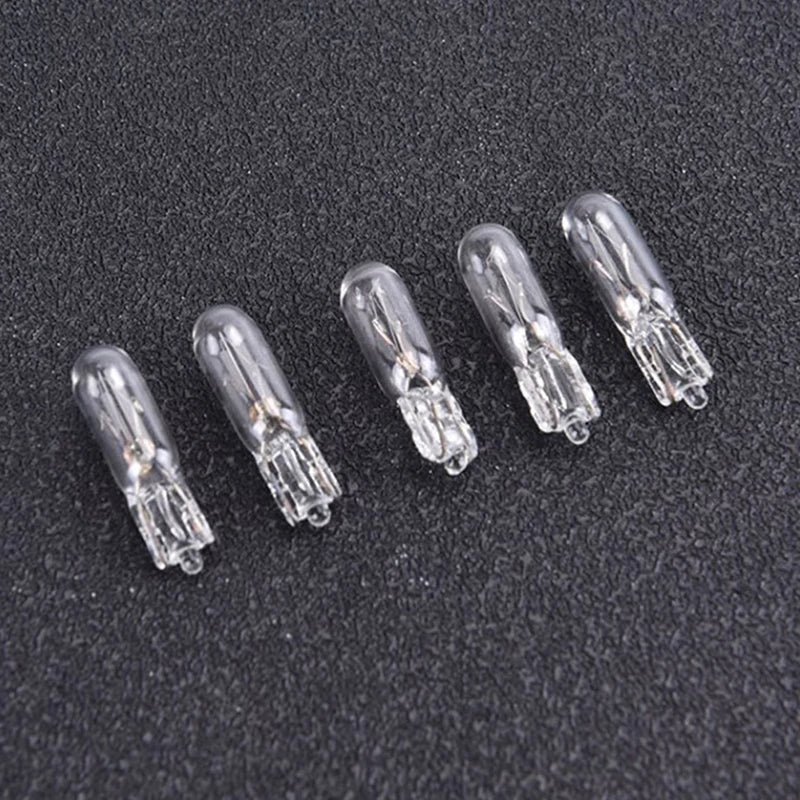 20Pcs Halogen T5 W2W Bulb 12V Car Instrument Lights Dashboard Bulb Auto Interior Warnning Light