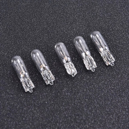 20Pcs Halogen T5 W2W Bulb 12V Car Instrument Lights Dashboard Bulb Auto Interior Warnning Light