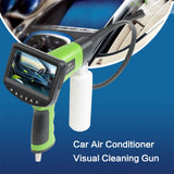Pistola de limpieza de aire acondicionado para automóvil, pantalla LCD, endoscopio, caja, herramienta de limpieza para lavado de autos visible