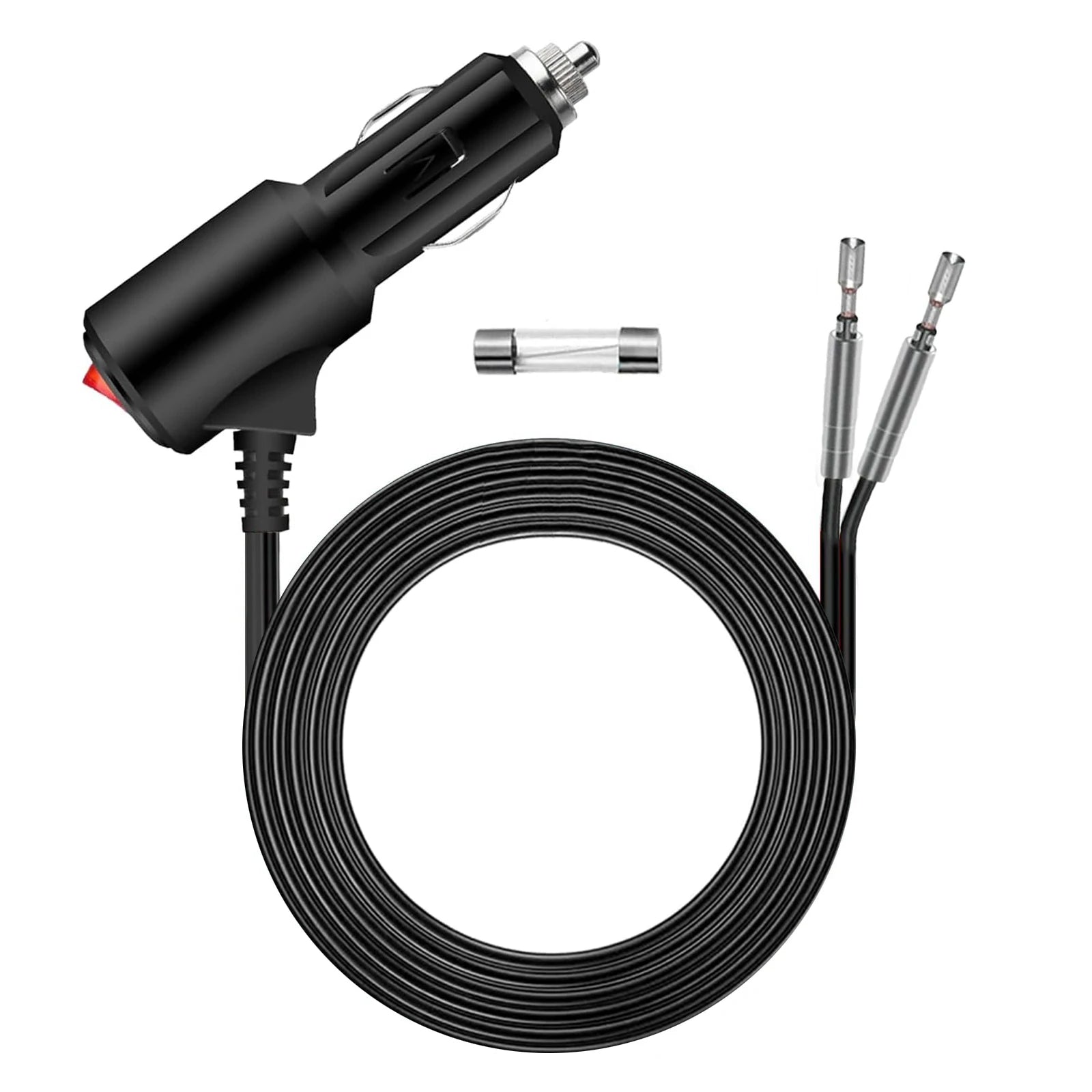 2FT/6FT/12FT 12V Car Cigar Lighter Socket Plug Connector Extension Cord Power Adapter On Off Switch Universal Charger Adapter